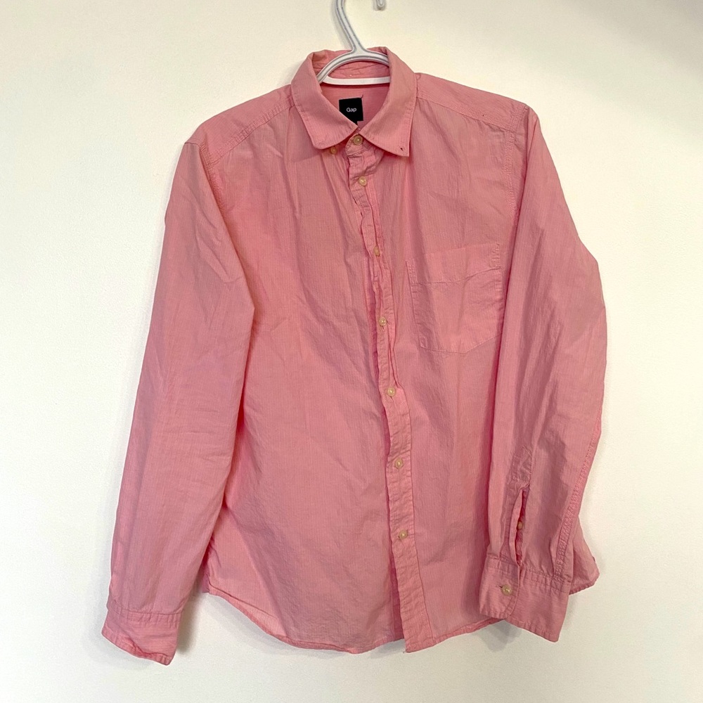 Pink GAP Button up Dress Shirt - Small